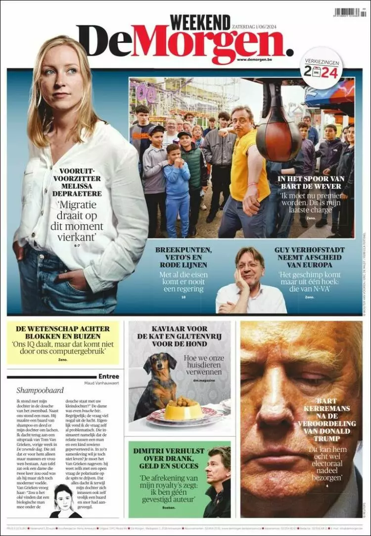 Prima-pagina-de morgen-edizione-di-oggi-01-06-2024